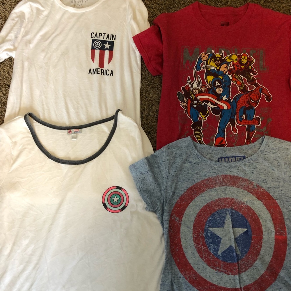 Captain America and Marvel T-shirt’s